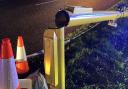 Police found speed cameras on Tregolls Road and Perranarworthal had been cut down overnight