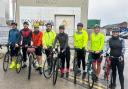 A team of ten will engage in three days of cycling, starting from September 19