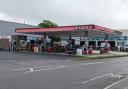 The Spar shop at Texaco garage was also targeted this morning