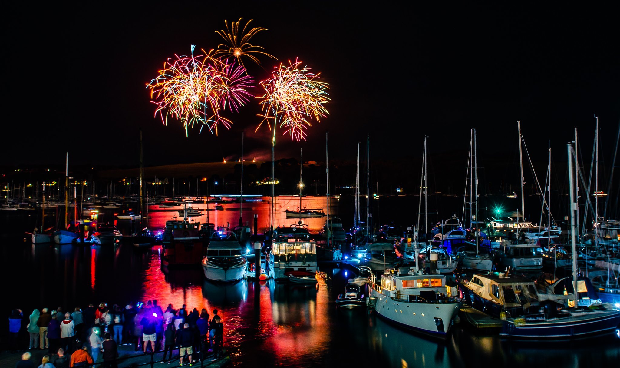 The Falmouth Week fireworks have been confirmed for Friday evening