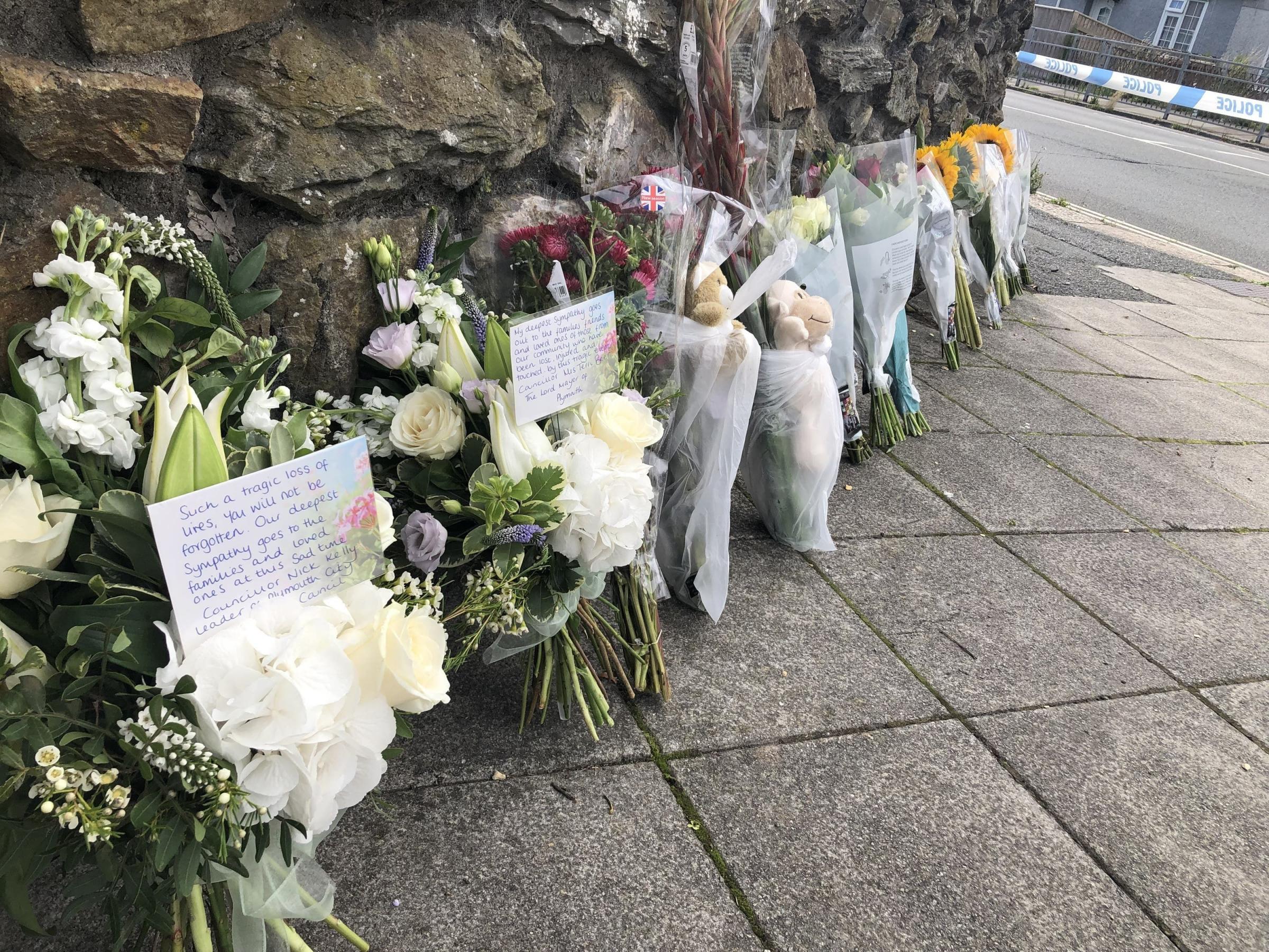 Flowers were left close to where the incident took place (Rod Minchin/PA)