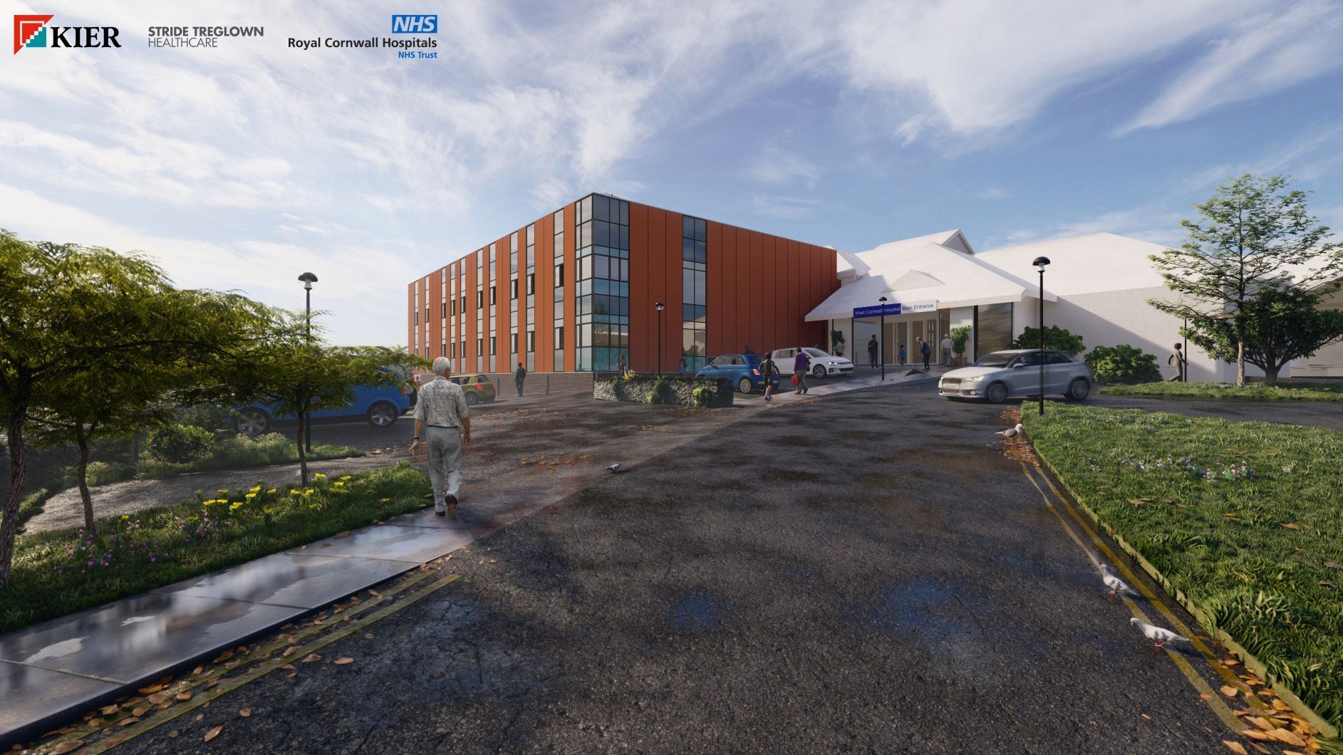 Artist\s impression of the proposed new outpatient unit at West Cornwall Hospital