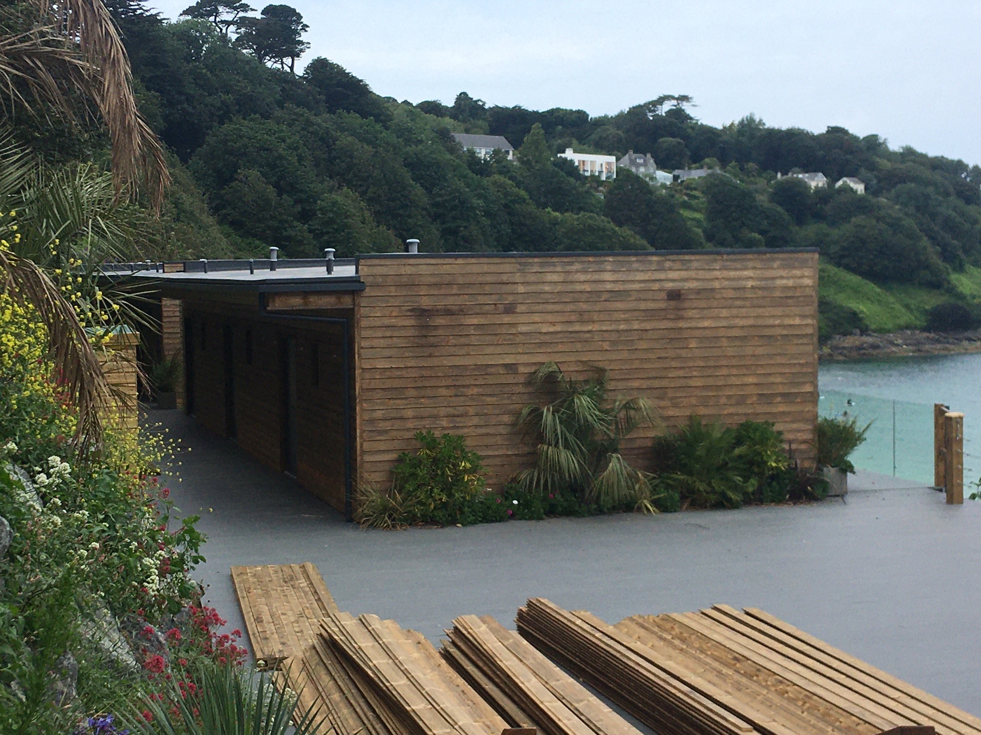 The newly constructed buildings at the Carbis Bay Hotel built without planning permission 