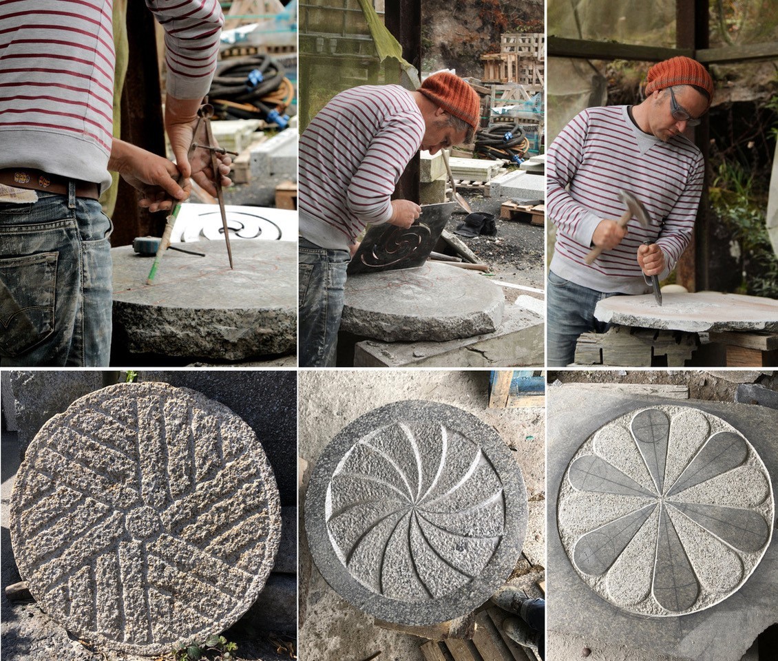 Sculptor Stéphane Rouget will be giving a free demonstration of his granite work in Helston