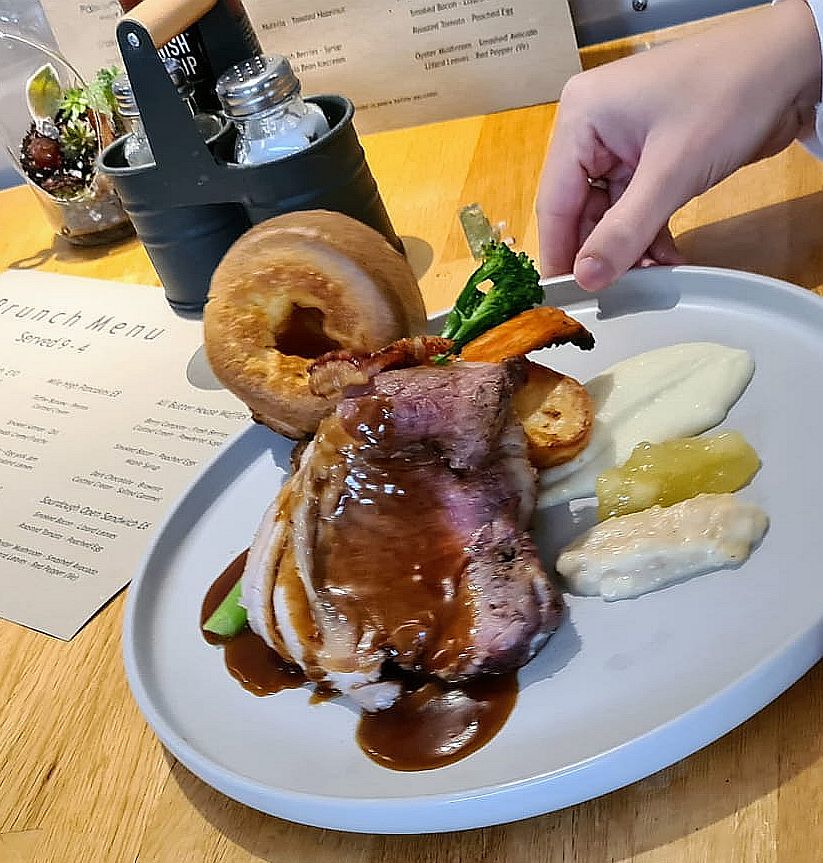 The cafe is also serving Sunday roasts
