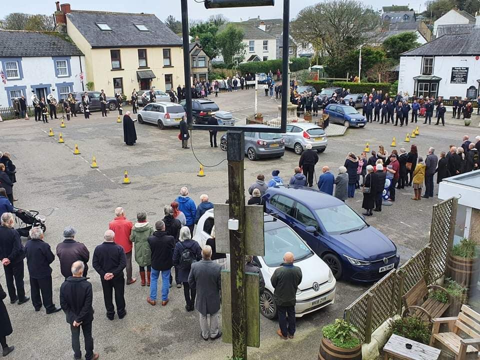 The service was well attended at St Keverne Picture: Matt Ferguson