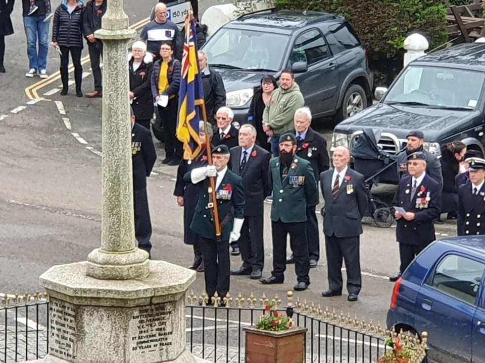A service took place at St Kevernes war memorial Picture: Matt Ferguson