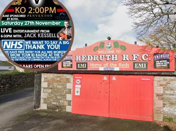 Redruth free entry to NHS Staff in thier next home game