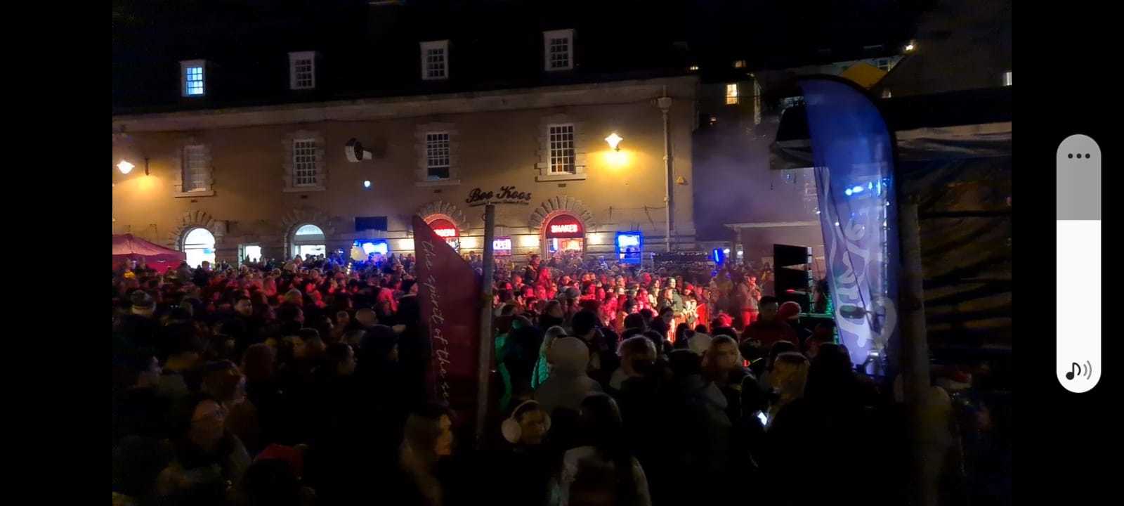 Scenes from Thursdays switch-on