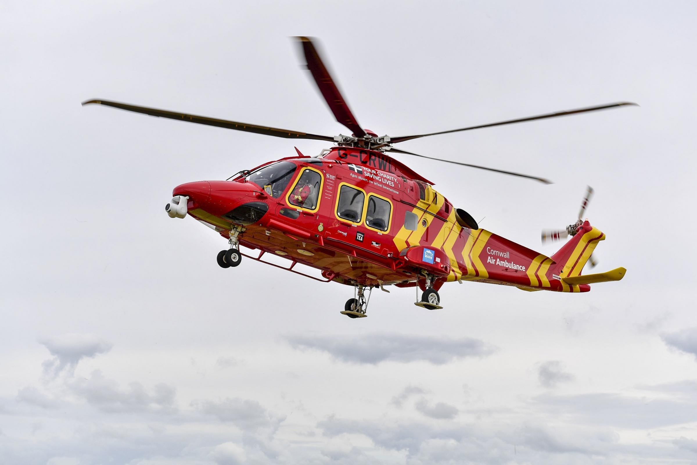 Donations to Cornwall Air Ambulance until December 15 will be doubled via the appeal link
