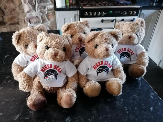 Falmouth Packet: Teddies will be given to the kids being visited on the day.