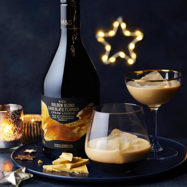 Falmouth Packet: Golden Blond Chocolate Cream Liqueur. Credit: M&S