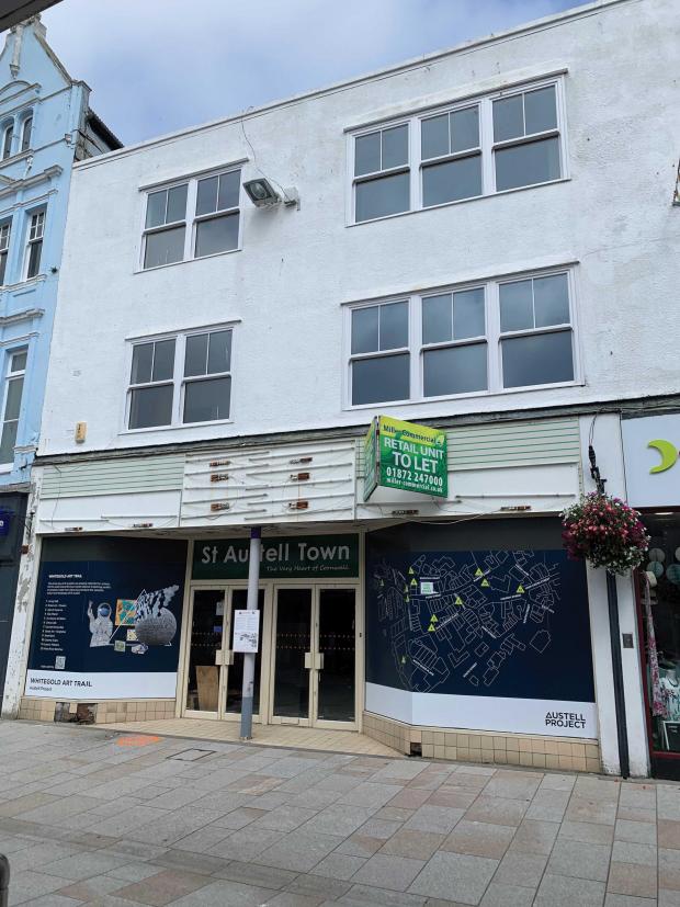 Falmouth Packet: The former Clintons Cards shop in St Austell