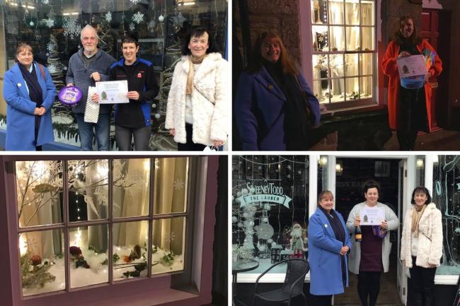 The winners of a Christmas competition in Penryn have been awarded their prizes.