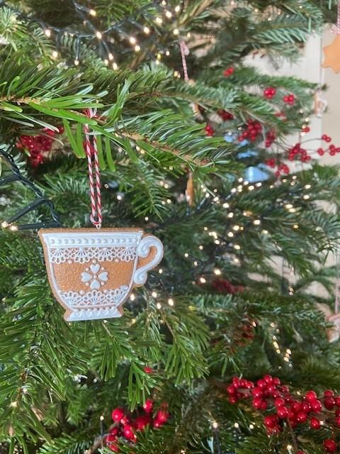 Falmouth Packet: Guests can also take home a decoration from The Samphire’s 'wonderfully huge' Christmas tree 