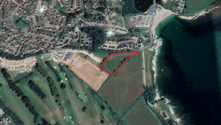 A sateliite image of the site.
