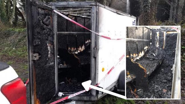 A homeless man has lost everything after the trailer he was sleeping in was torched   Pictures: Rev Danny Reed