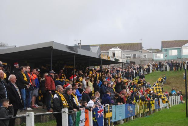 Falmouth Packet: A South West Peninsula League record of 1,171 fans attended the fixture.