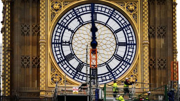 Falmouth Packet: Big Ben is set to chime on New Year's Eve as repair works are finally completed (PA)