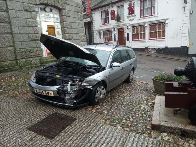 The car was a write off