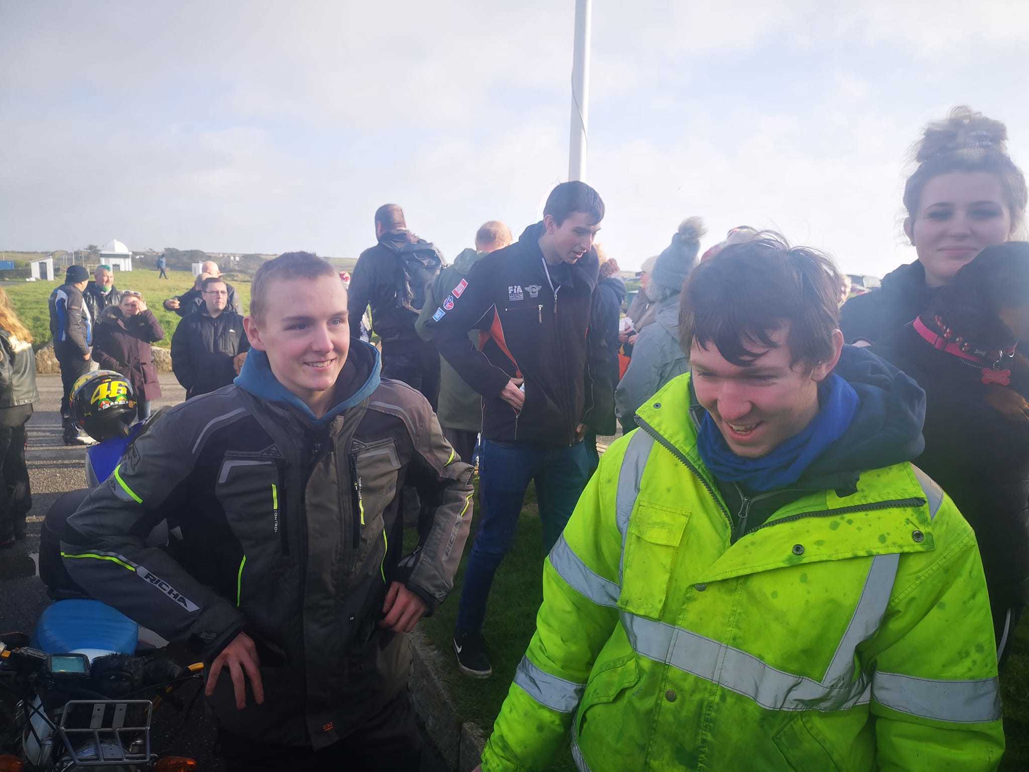 Austin James and Jago Carveth are welcomed home after thsir epic journey