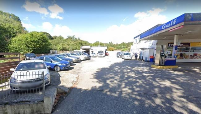 Police are appealing for witnesses after the incident at Boslowick Garages