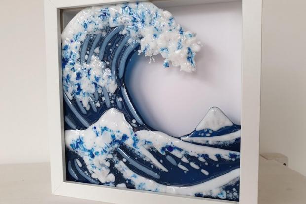 Falmouth Packet: Fused glass from workshop. Credit: Tripadvisor