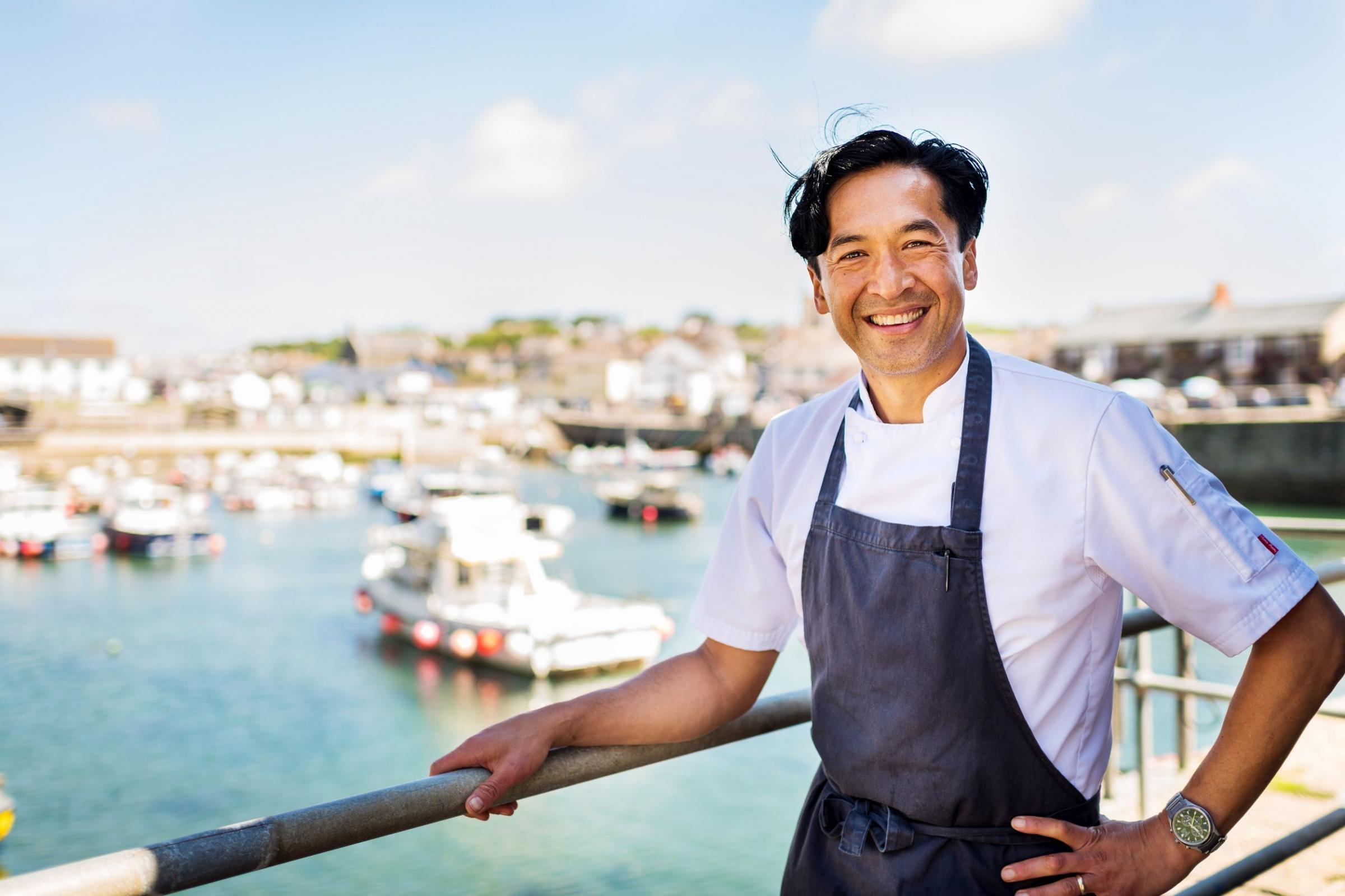 Jude Kereama, owner of Kota and Kota Kai. .has gathered the chefs together for this years Porthleven Food Festival
