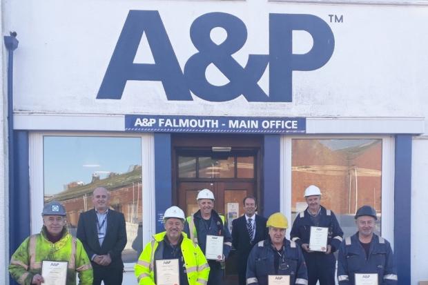 Some of the A&P employees rewarded for their service at A&P