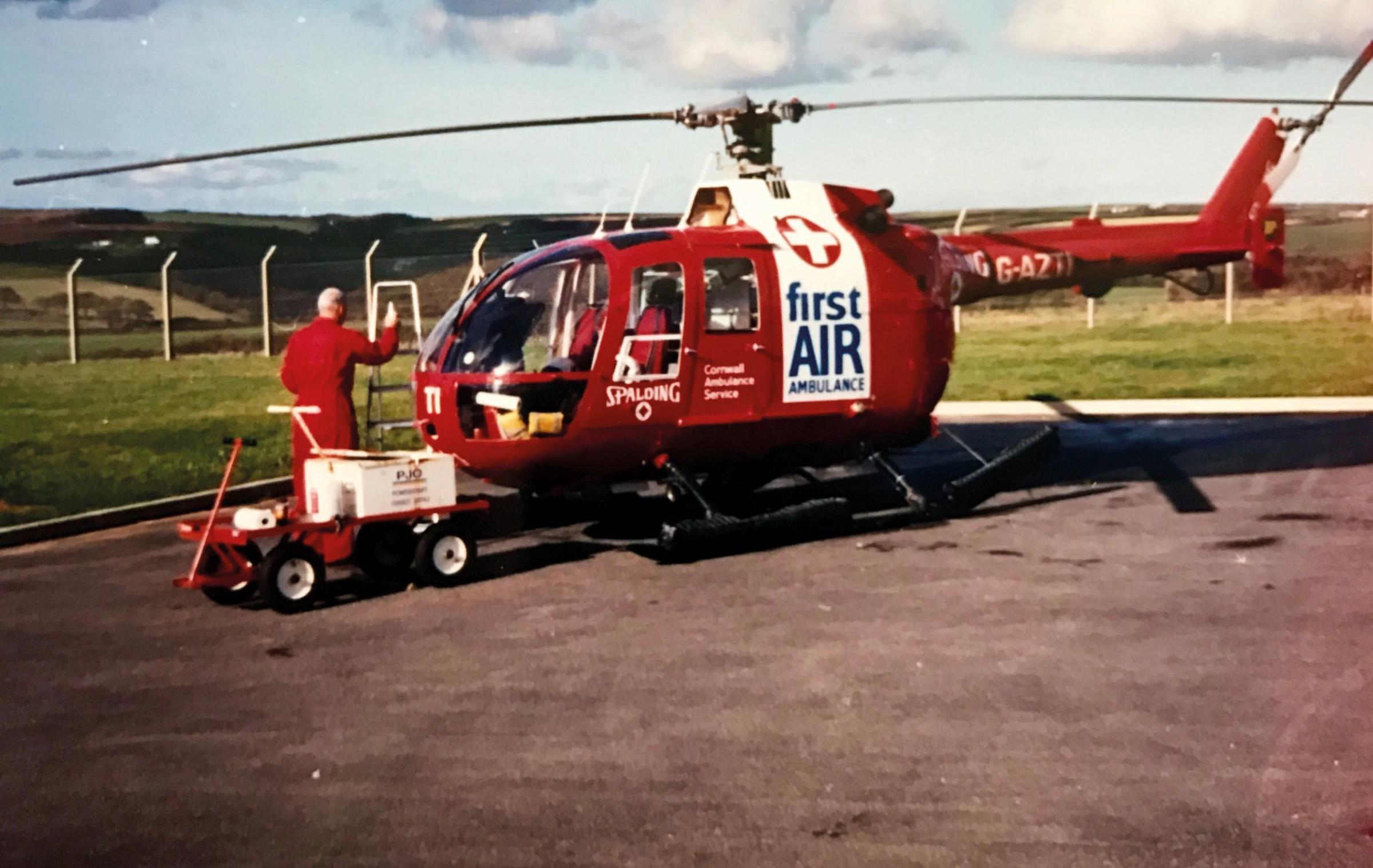 The very first air ambulance
