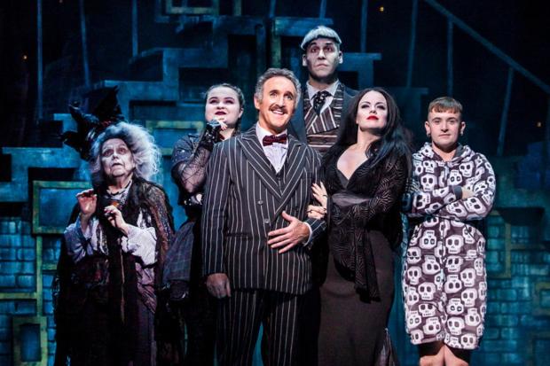 The cast of The Addams Family. Picture: Pamela Raith