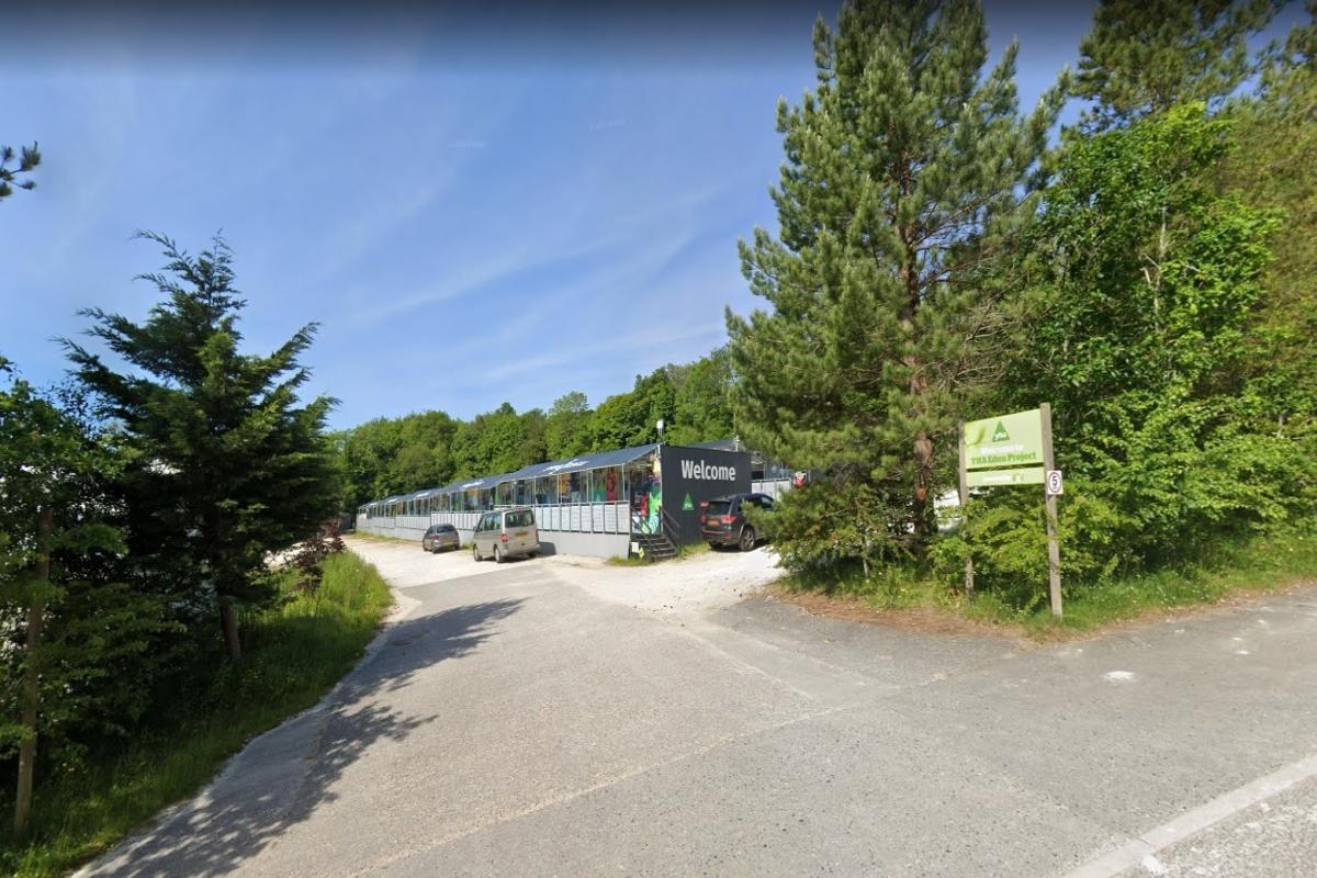 The location of the Eden Project campsite - the snoozepods on site have been removed and there are plans for Airstreams, bell tents and Landpods as well as tent pitches (Image: Google)
