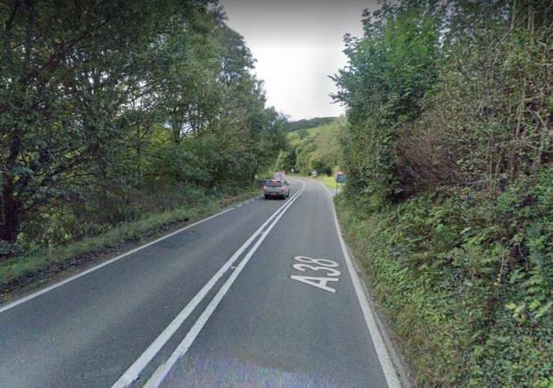 Falmouth Packet: The crash happened on the A38 near Two Waters Foot