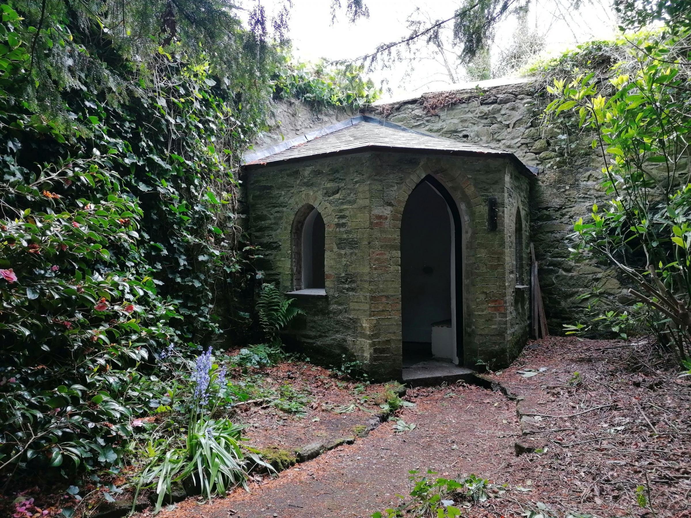 The small chapel that Sarah is restoring