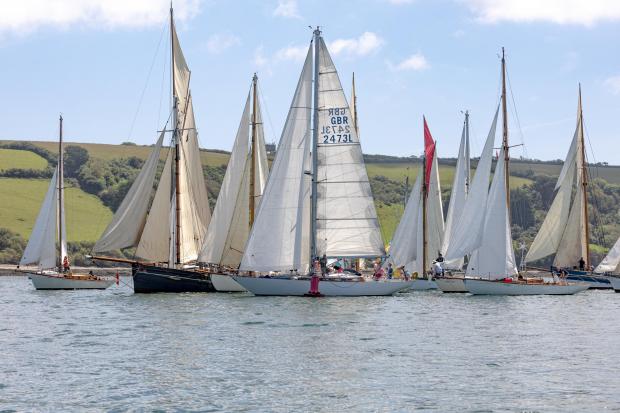 Falmouth Packet: The Saturday race to be held on the 18th June is to be known as the Teamac Race. Picture: R Hollingsworth.