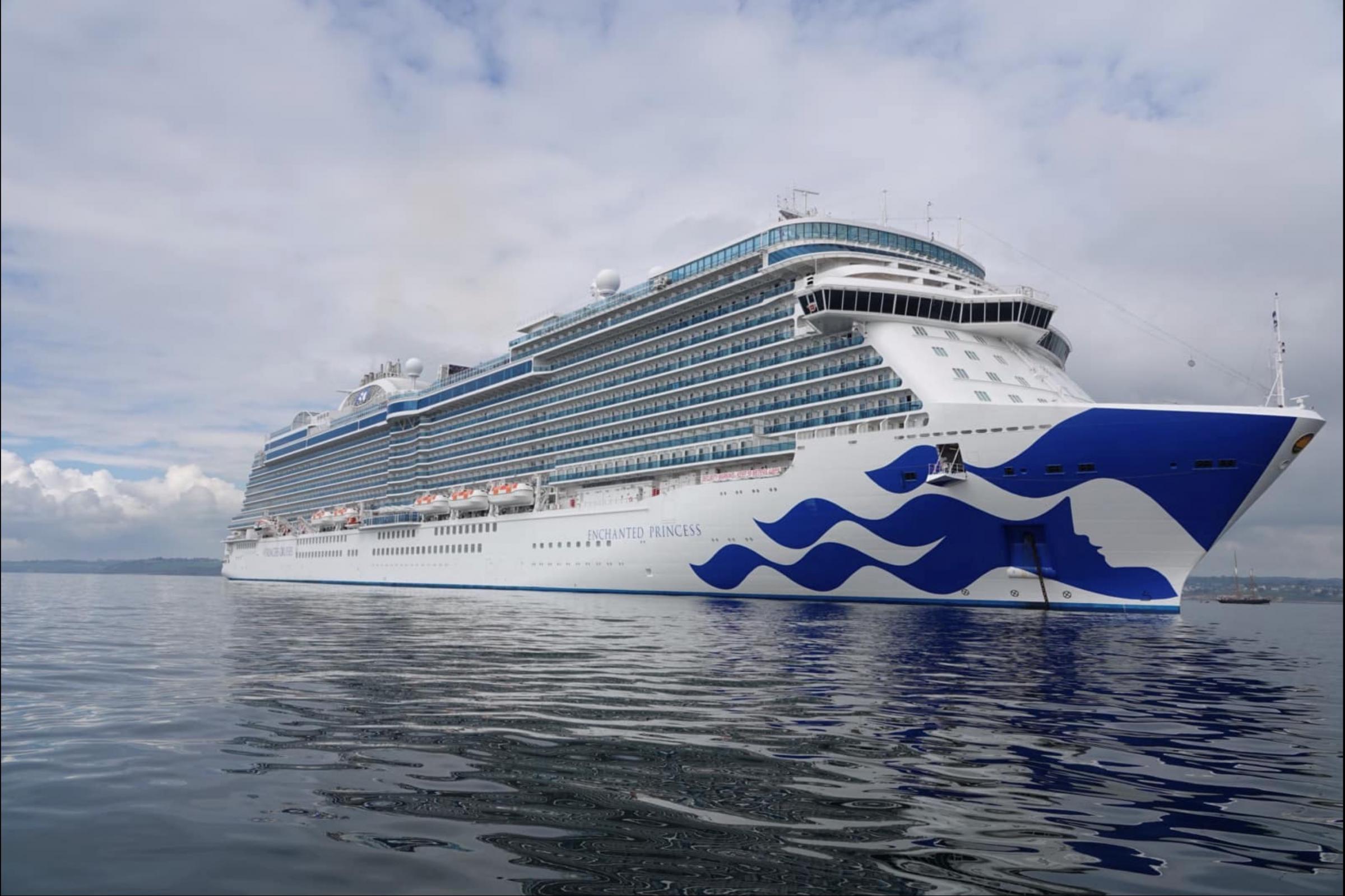 Enchanted Princess cruise ship in Falmouth arrives to Love Boat - Vimarsana News