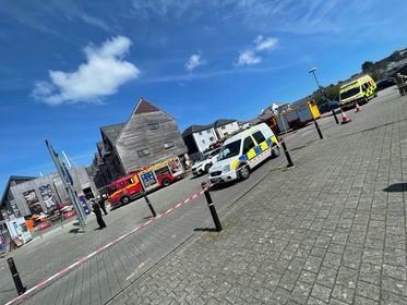 Emergency services at Event Square. Pictures Mark Thomas