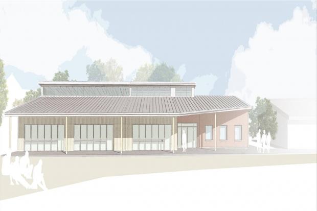Artist\'s impression of the proposed new classroom block at Brannel School in St Stephen