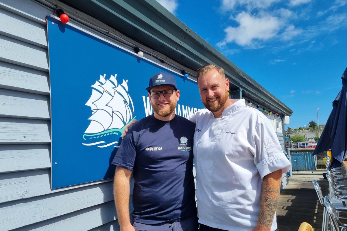 Ollie Growcott-Smith and Jake Heslip the new owners of Muddy Beach outside Windjammers