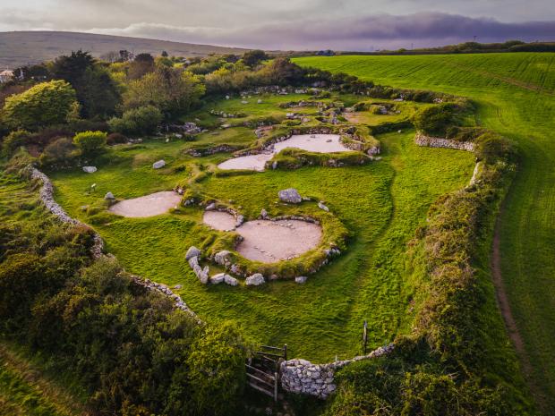 Falmouth Packet: Carn Euny, one of the best-preserved ancient villages in the South West. Picture: Tim Pearson, Instagram.com/cornwalllitwithlight