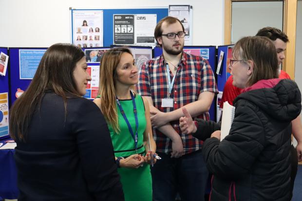 Visitors attend the Strode College Higher Education Showcase. Picture: Strode College