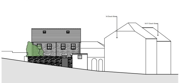 What the proposed building would look like on the the site off Church Street. Picture Cornwall Planning Group/Cornwall Council