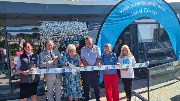 Falmouth Packet: The new store was opened by Falmouth mayor Steve Eva