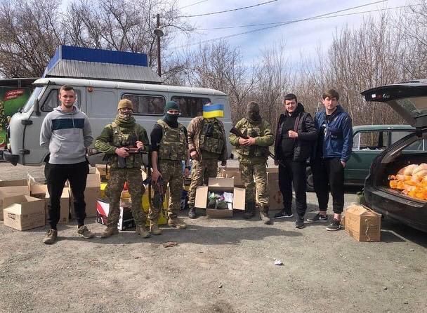 Aid being delivered in Ukraine