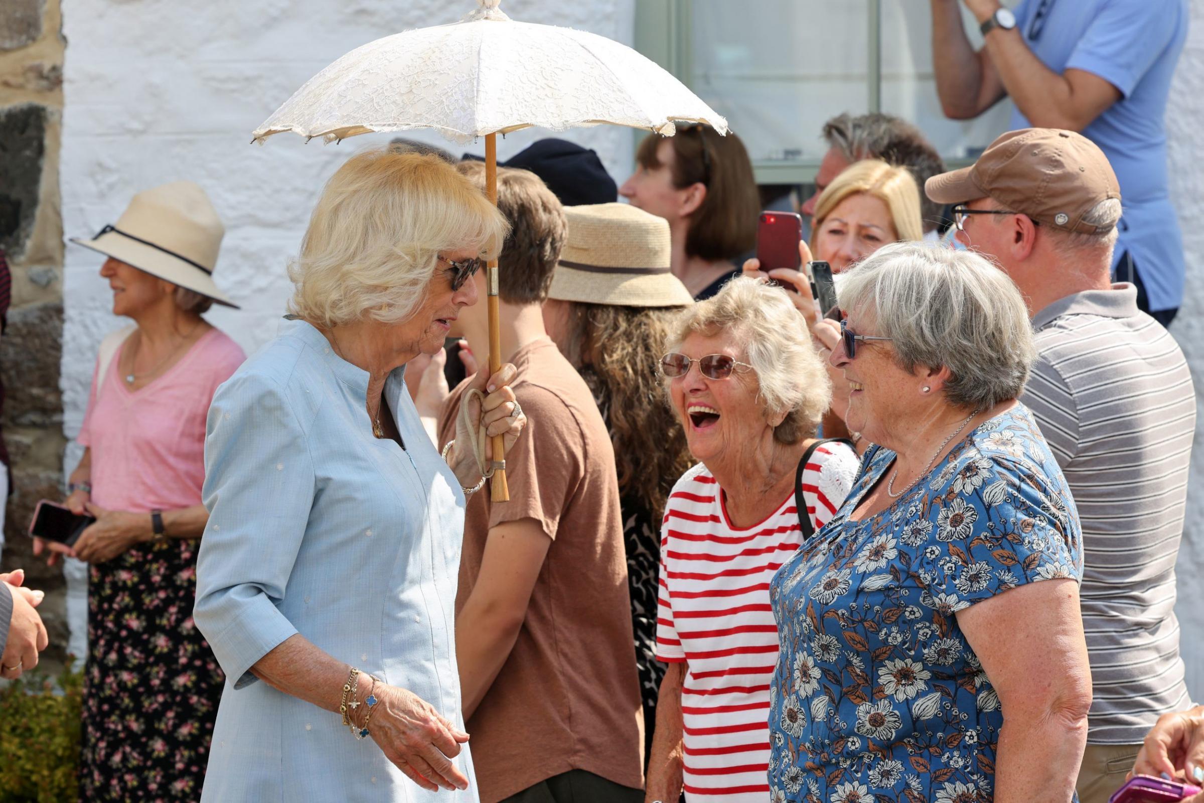 The Duchess of Cornwall meets volunteers at the Solomon Browne Picture: Greg Martin / Cornwall Live
