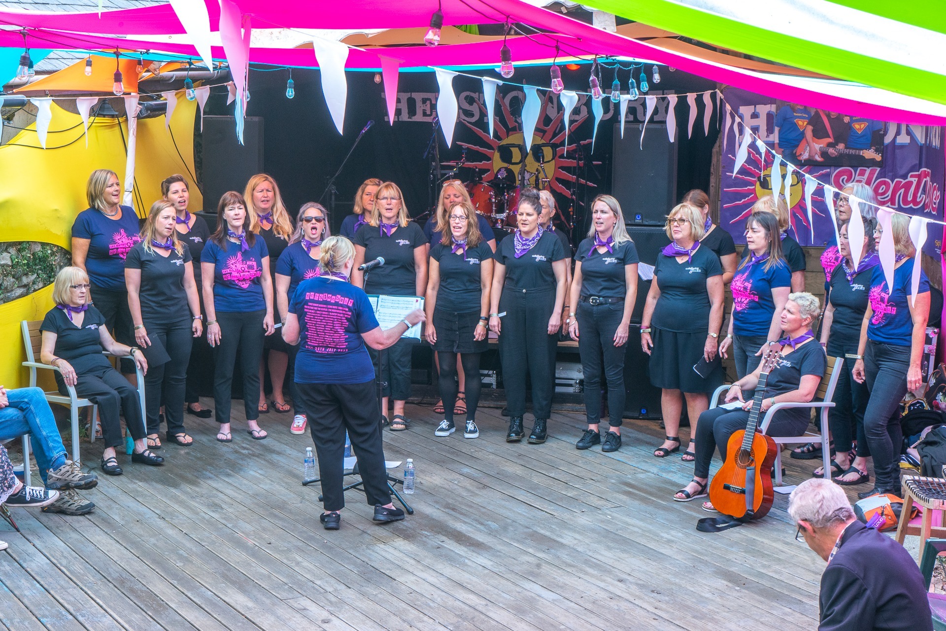 Culdrose Military Wives Choir perform on Sunday Picture: Jake Riding