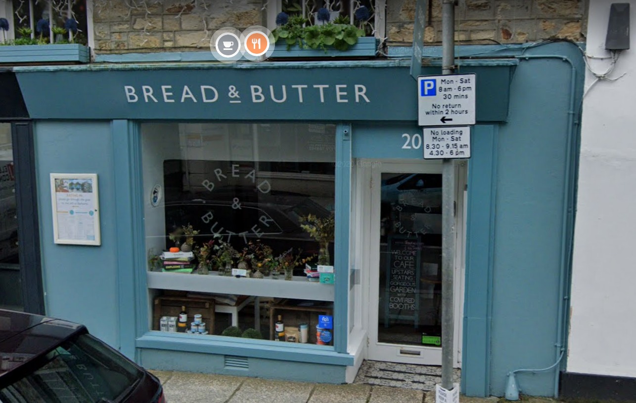 Bread and Butter cafe, River Street, Truro