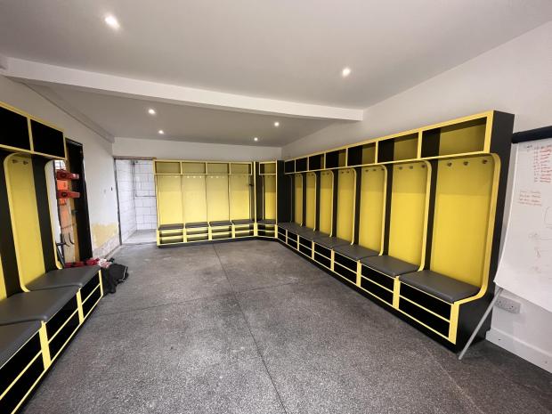 Falmouth Packet: The new look home dressing room at Gala Park