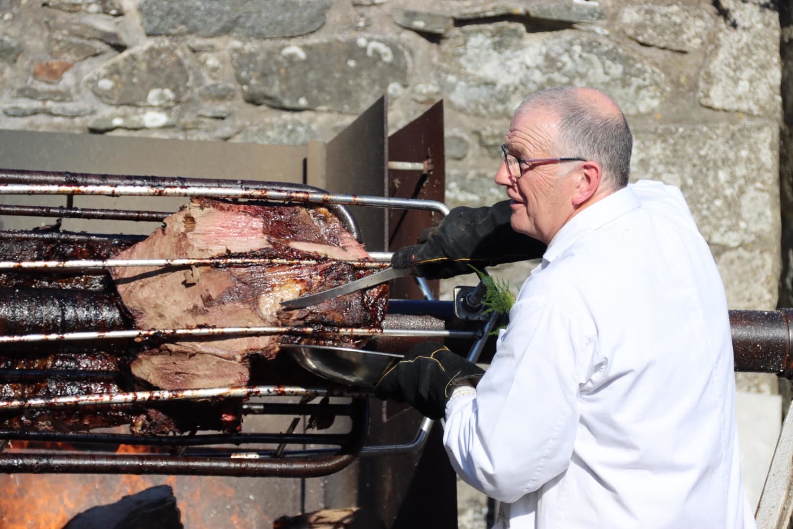 Big crowds were reported at the St Keverne hog roast yesterday. Pictures Liz Richardson/Packet Camera Club