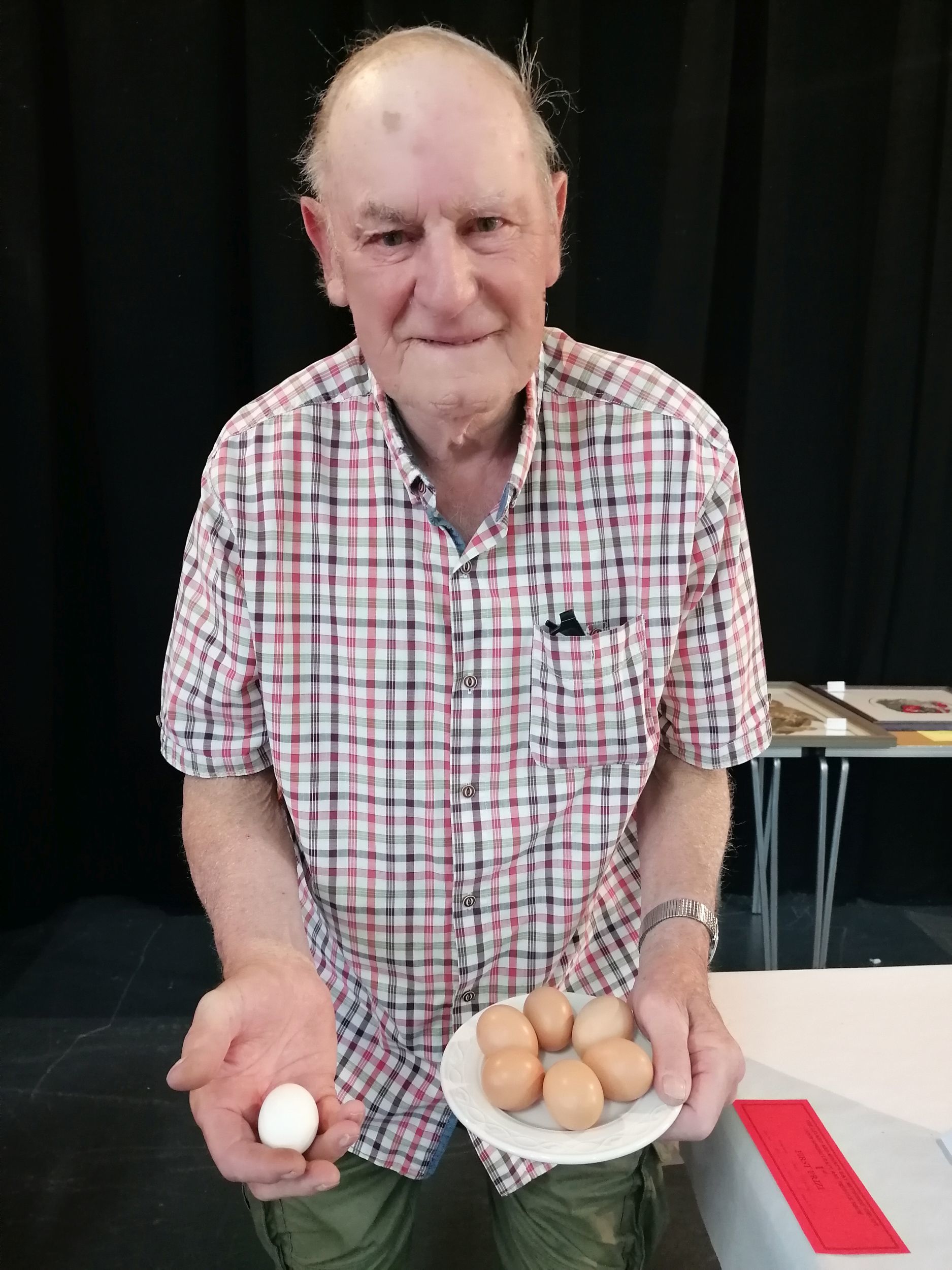 John Hocking won best eggs